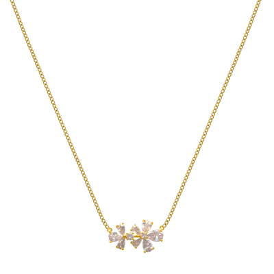 Flower Kette 14K Vergoldet