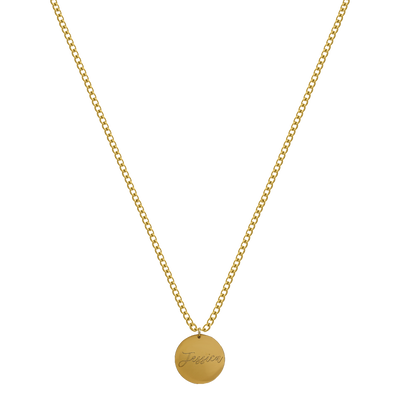 Coin Kette Schrift
