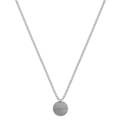 Coin Kette Schrift