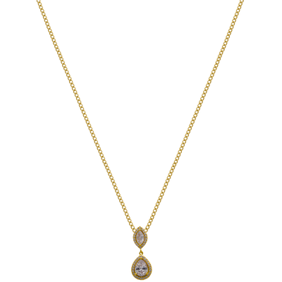 Posh Crystal 2.0 Kette 14K Vergoldet