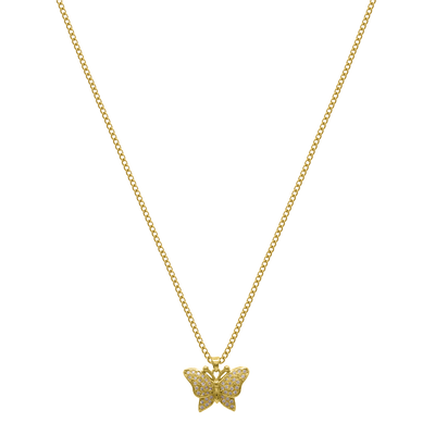 Butterfly Kette 14K Vergoldet