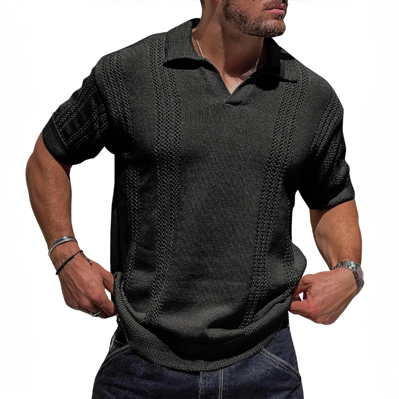 Pierre - Gewebtes Poloshirt