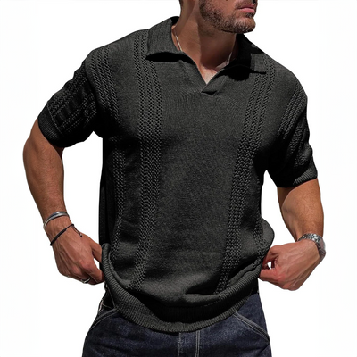Pierre - Gewebtes Poloshirt