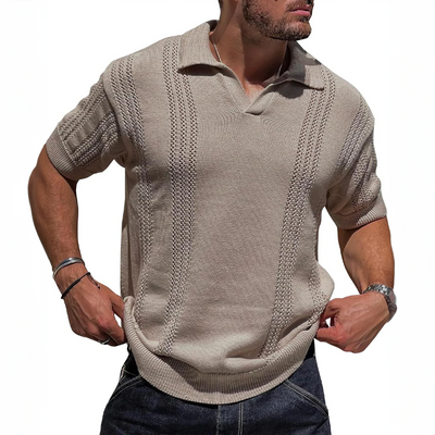 Pierre - Gewebtes Poloshirt