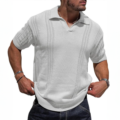 Pierre - Gewebtes Poloshirt