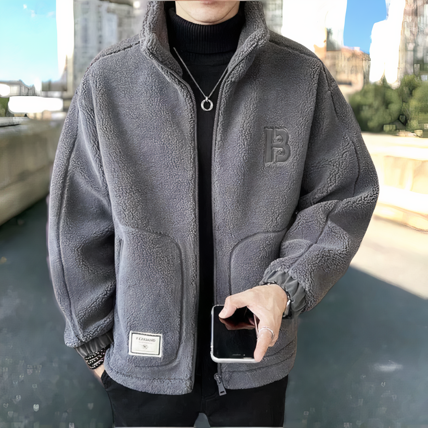 LUKAS - Warme Fleece-Jacke