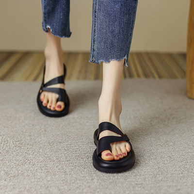 Malvina - Plateausandalen mit offener Spitze
