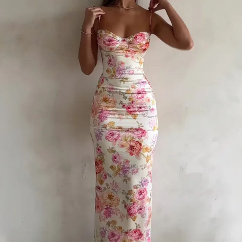 Cottie - Bedrucktes Ausgestelltes Midikleid