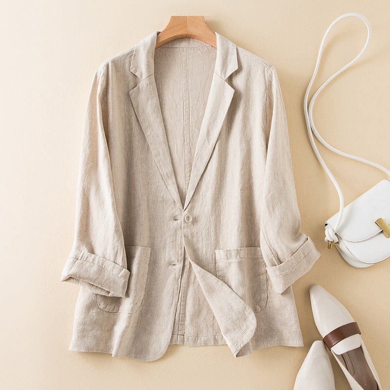 Leichter Leinenblazer - Amelie