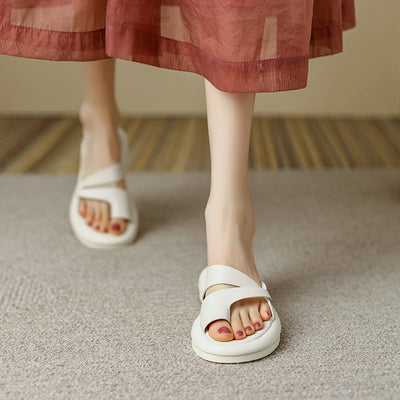 Malvina - Plateausandalen mit offener Spitze