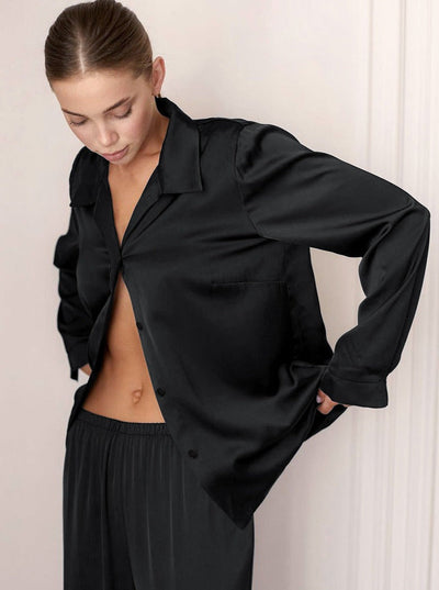 Lorenza - Eleganter Pyjama mit Bluse und Hose