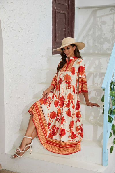 Maritza Kleid mit Blumenmuster