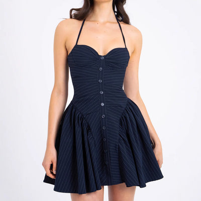 Paula - Rückenfreies Kleid mit fester Taille Weiblich