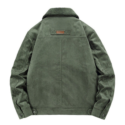 Herren-Trucker-Jacke mit Sherpa-Futter - Tavian
