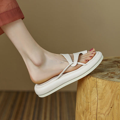 Malvina - Plateausandalen mit offener Spitze