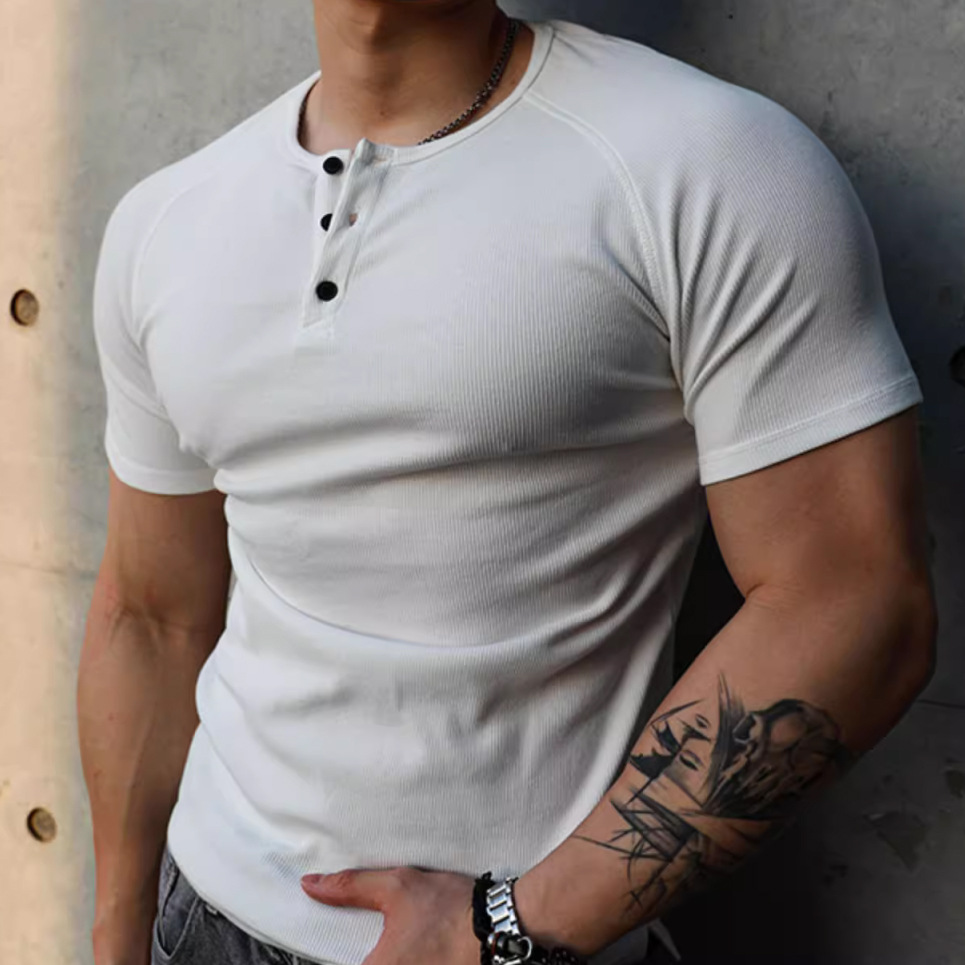 Bryce Fitted Henley T-Shirt