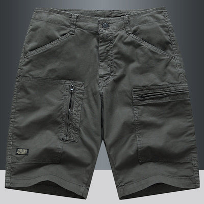 Gerade Herren-Cargo-Shorts mit Reißverschluss - Elias