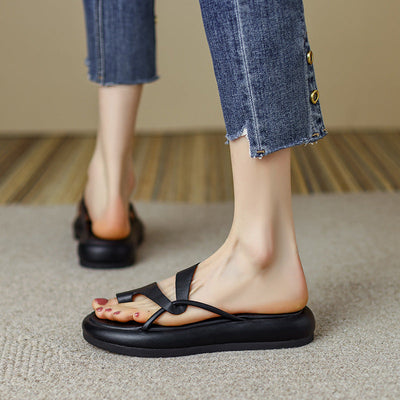 Malvina - Plateausandalen mit offener Spitze