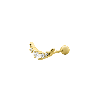 Wing Ohr Piercing 14K Vergoldet