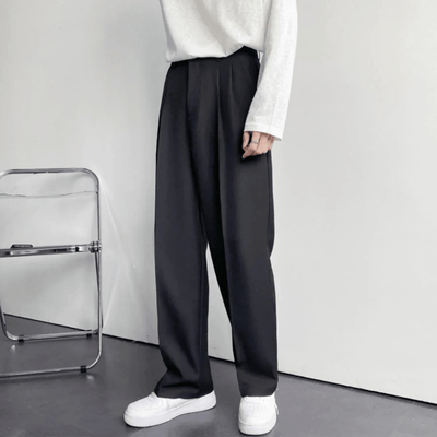 Gerade Herrenhose mit gekniffenem Schnitt - Marcelo