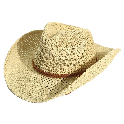 Panama Weicher handgefertigter Cowboy-Strohhut