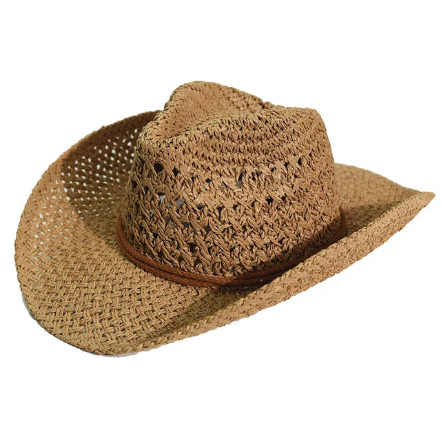 Panama Weicher handgefertigter Cowboy-Strohhut