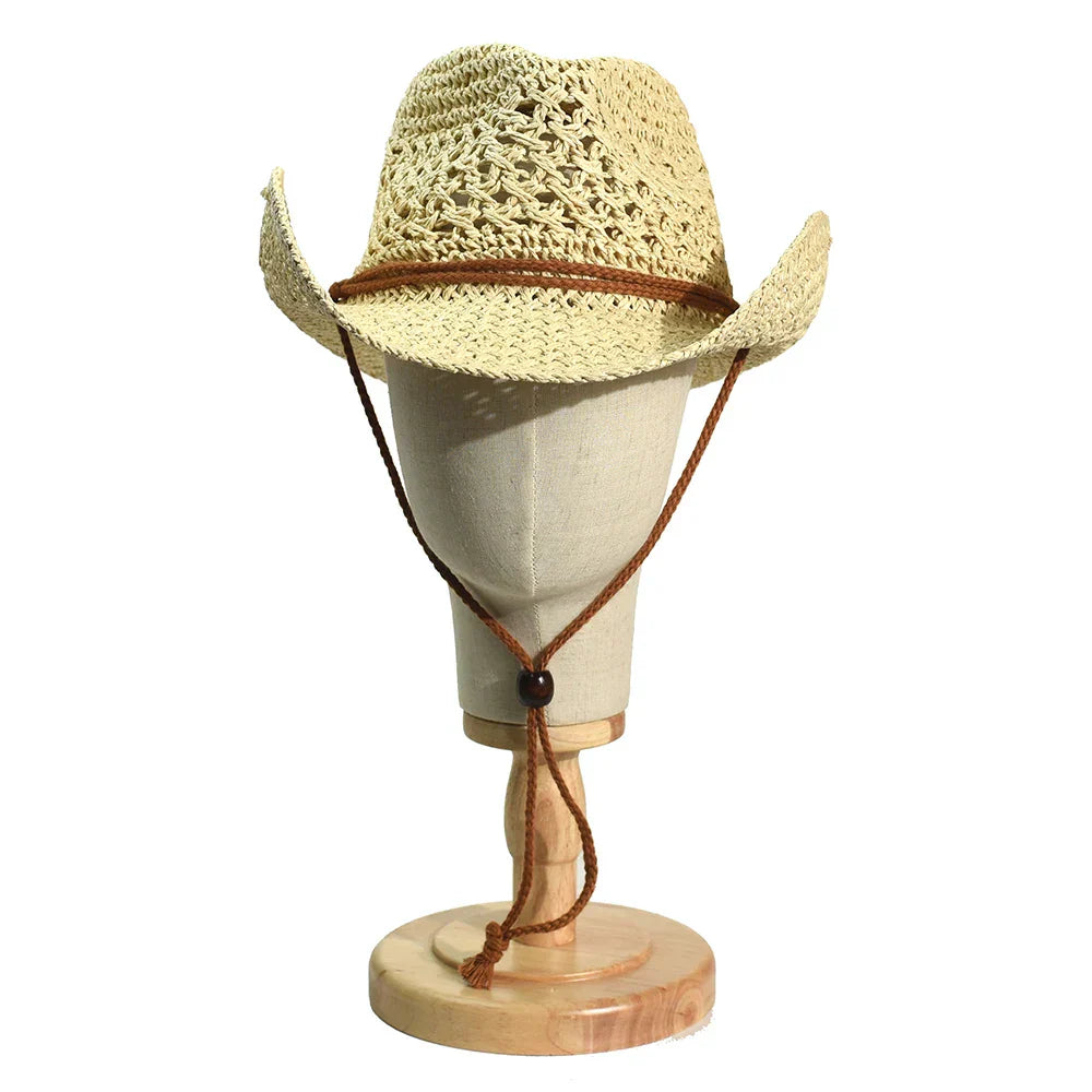 Panama Weicher handgefertigter Cowboy-Strohhut