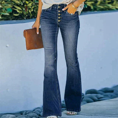 Kerryl - Denim-Hose mit hoher Taille