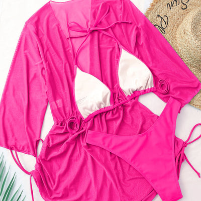JALIYAH - Dreiteiliges Bikini-Set