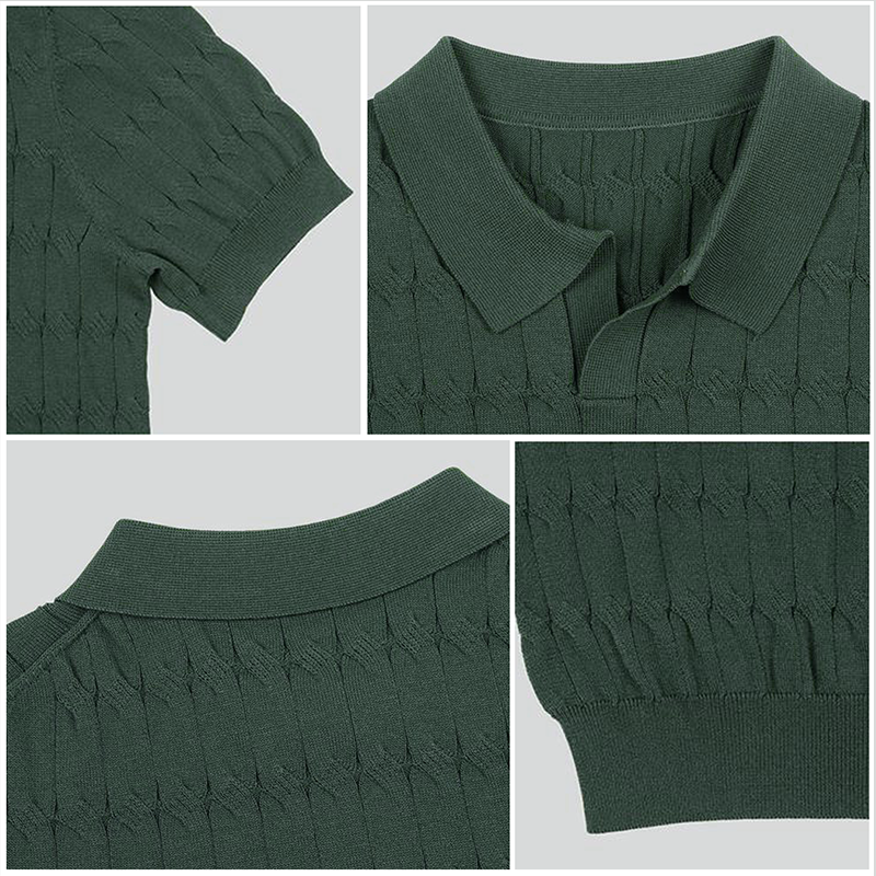 Retro Threads Gewebtes Poloshirt