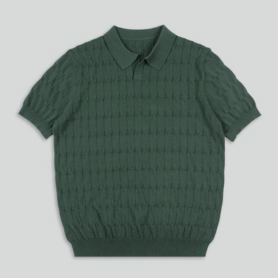 Retro Threads Gewebtes Poloshirt