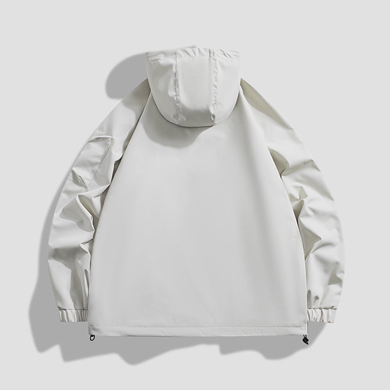 Winddichte Cargo Jacke mit Kapuze - Lukas
