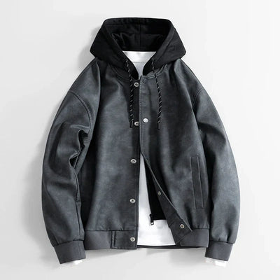Vegane Freizeitjacke mit Kapuze für Männer - Peterson