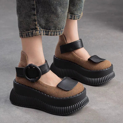 Plateau-Riemen-Schuhe - Rinoa