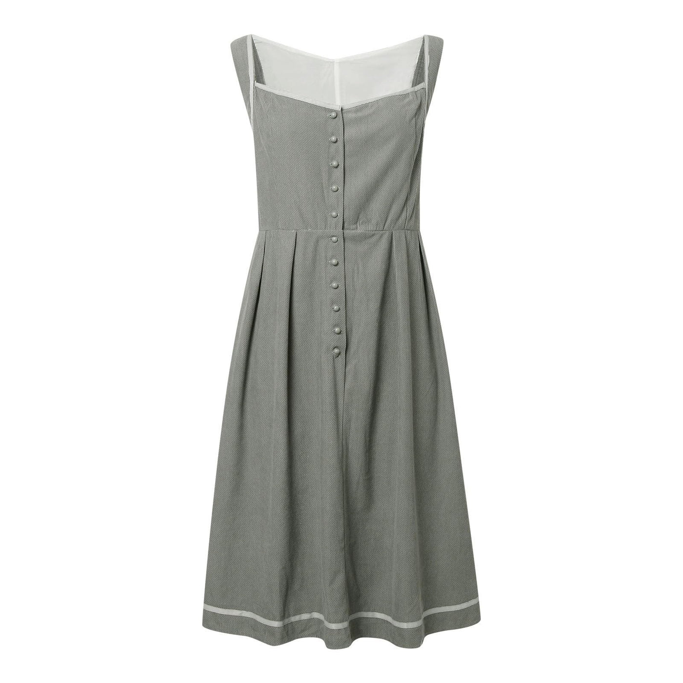 Damen Oktoberfest Dirndl Kleid mit Quadratkragen - Hildegard