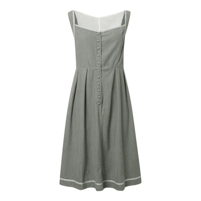 Damen Oktoberfest Dirndl Kleid mit Quadratkragen - Hildegard