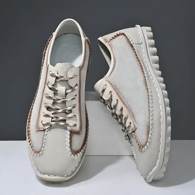 Geflickte Lederschuhe - Robert