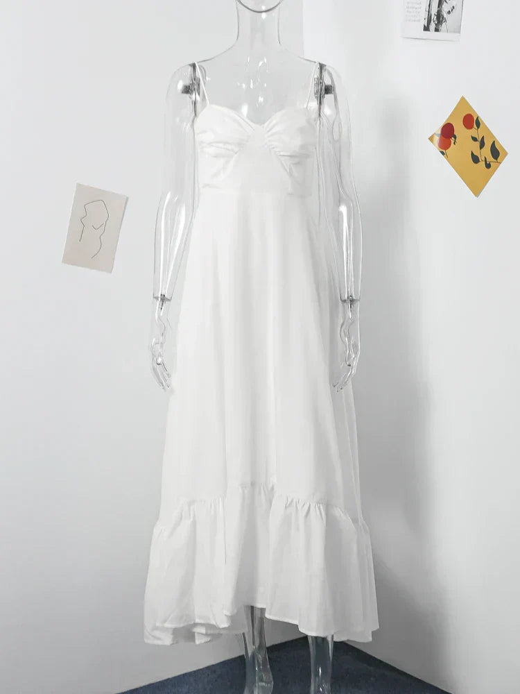 Jessika - Weißes lässiges Kleid