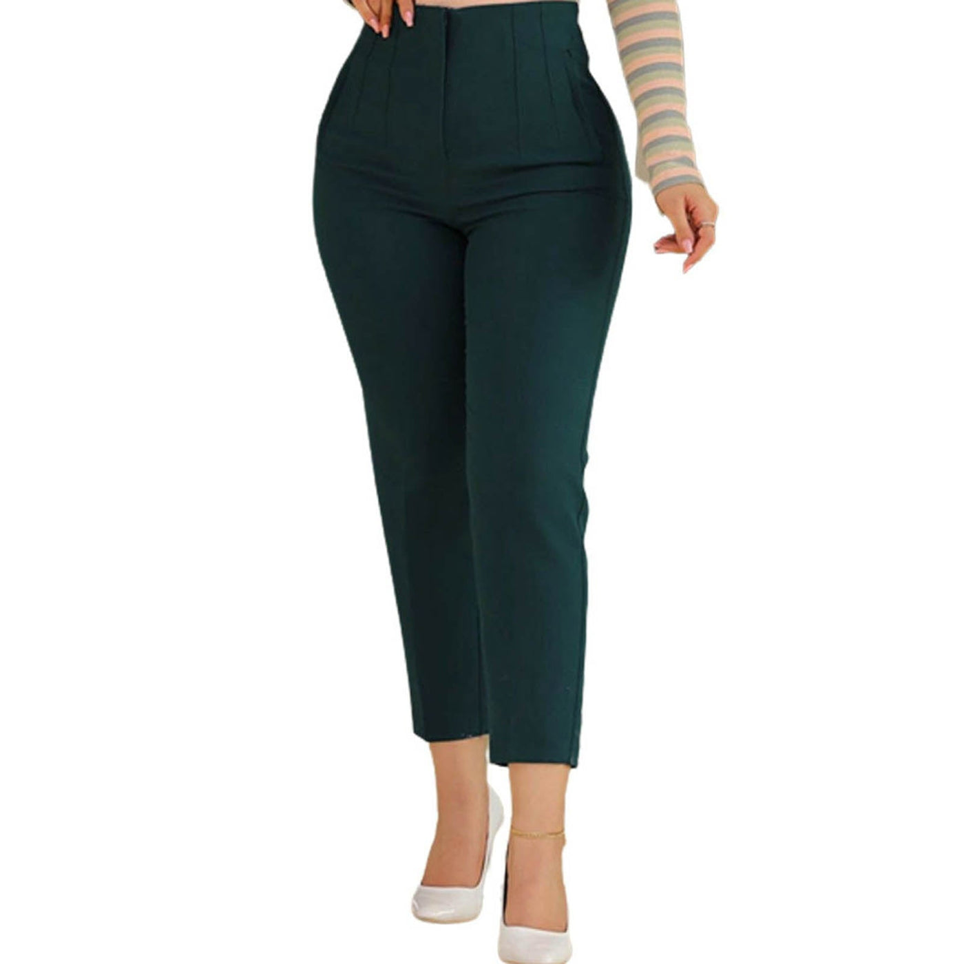 Allegra Hosen - Damen High-Waist Slim-Fit Hose für einen eleganten Look