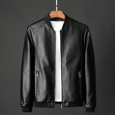 Herren-Bomberjacke aus Leder - Darel