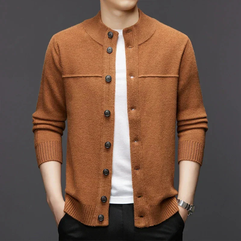 Herrenstrickjacke mit Knöpfen - Elian