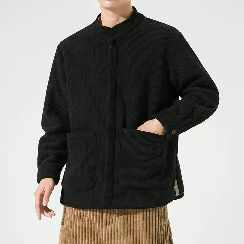 Leichte Herren-Cordjacke mit großen Taschen - Boaz