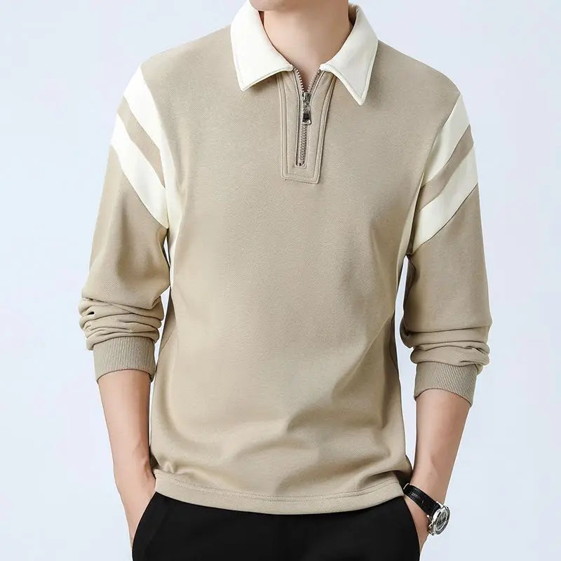 Gespleißter Pullover mit halbem Reißverschluss - Eloy