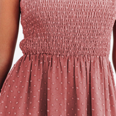 Larada - Luftiges Maxikleid mit zartem Pünktchenmuster