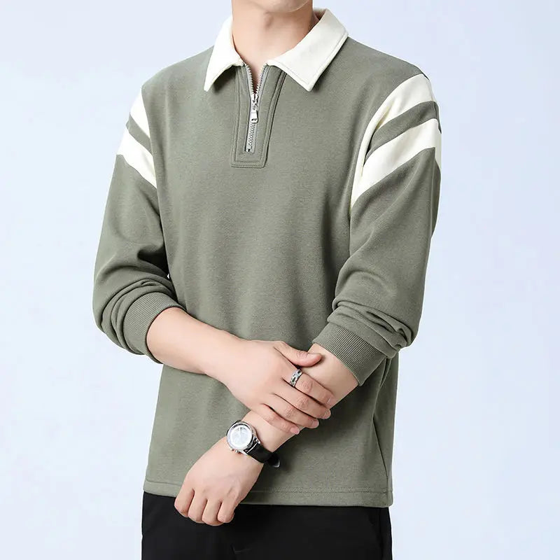 Gespleißter Pullover mit halbem Reißverschluss - Eloy