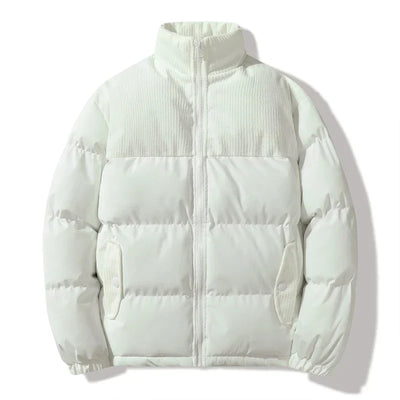 Unisex-Steppjacke mit Korddetails - Aiden