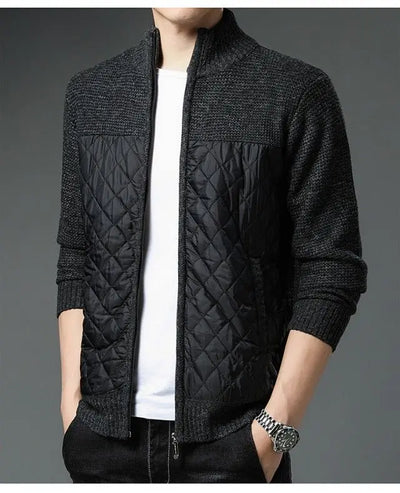 Gesteppte Strickjacke - Matias