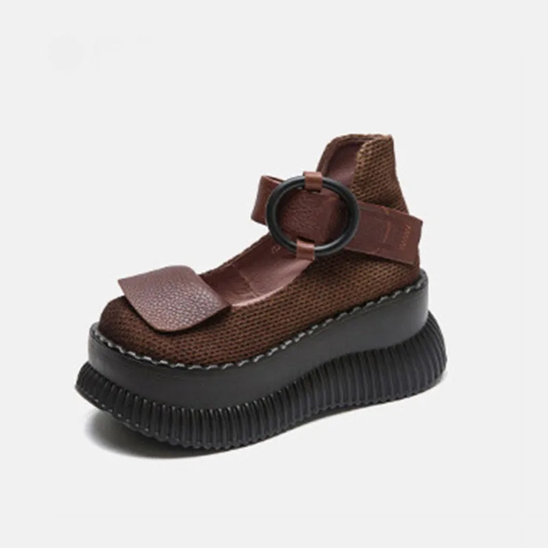 Plateau-Riemen-Schuhe - Rinoa