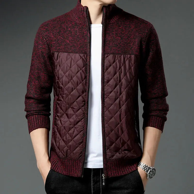 Gesteppte Strickjacke - Matias