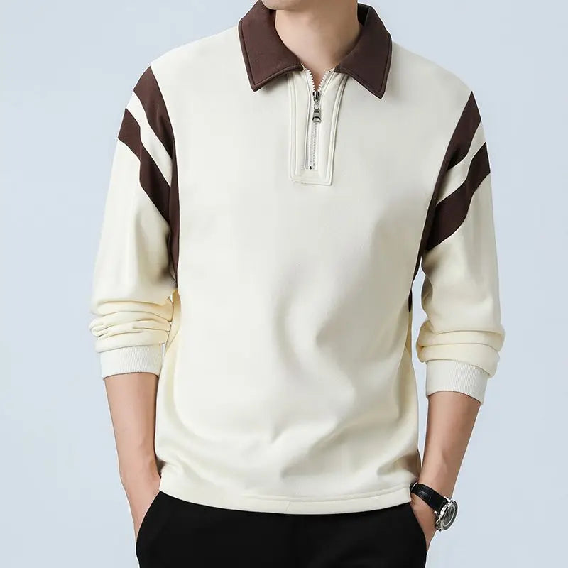Gespleißter Pullover mit halbem Reißverschluss - Eloy